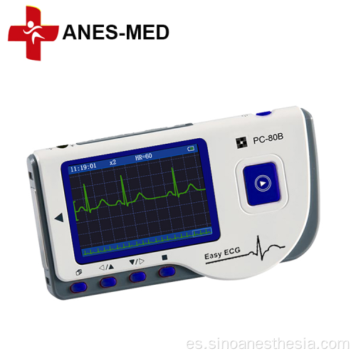 Cómodo monitor de ECG La máquina de ECG de frecuencia cardíaca